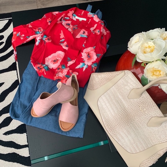 Last one ❣️Blue Denim Jean Jumpsuit - Picture 2 of 2